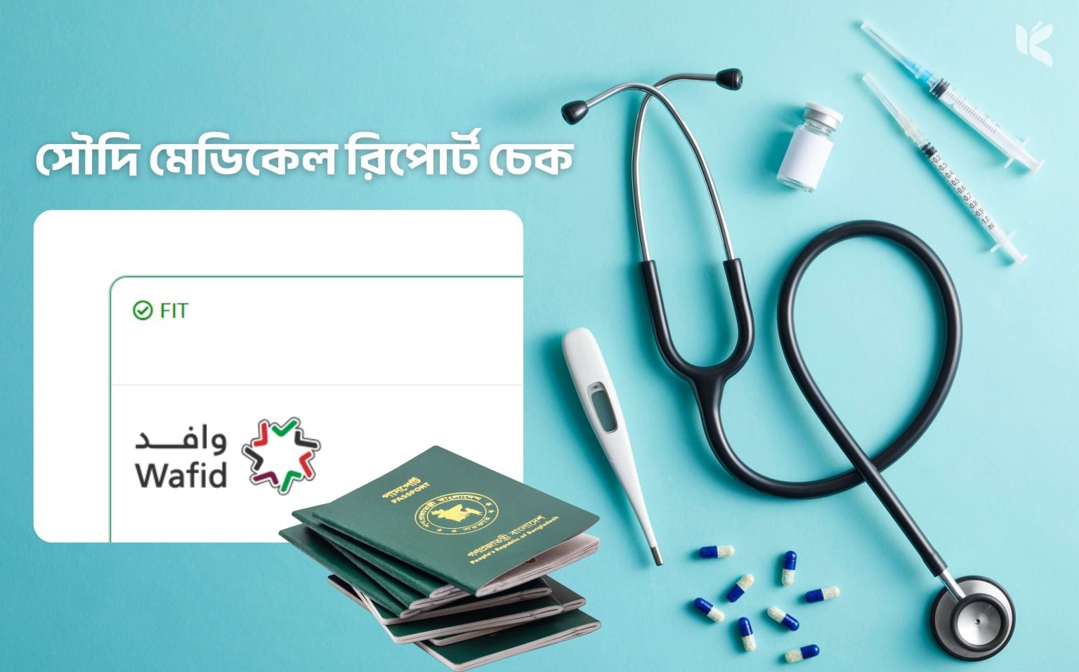 সৌদি মেডিকেল রিপোর্ট চেক - কুহুডাক